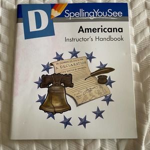 Spelling You See D Americana  Instructor's Handbook